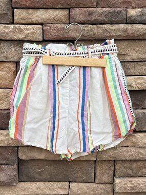 Lemlem x H&M Cream Striped Shorts – Size Small